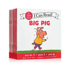 English Language Learning Book Set, Natural Reading Practice & Vocabulary Building, Reading Materials, Educational Gift for Kids, Home School Use