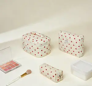 Creamy Strawberry Travel Vanity Case