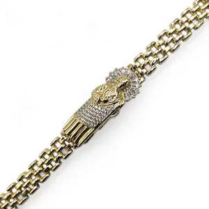 14k Gold Plated Saint Jude Bracelet