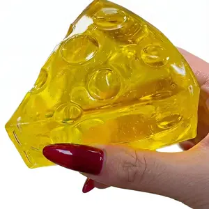 【Limited Time Deal】Squishy Honey Cheese Square Fidgets Toys Super Soft Mochi Cheese Squeeze Toy Funny Anti-stress Sensory Toy for Adults Gifts for All Ages