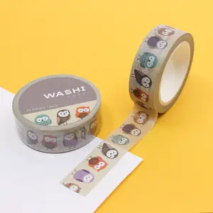 Woodland Owls Washi Tape