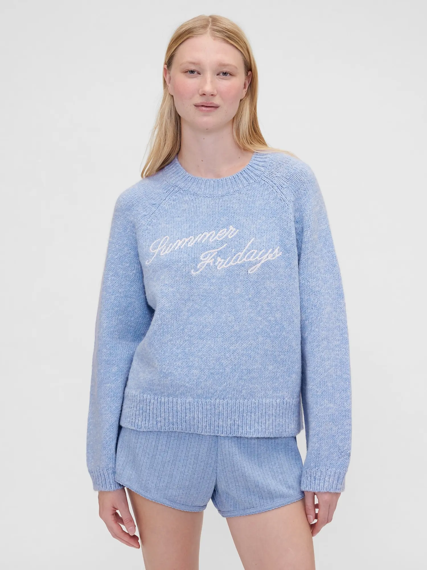 Gap Women's × Summer Fridays Oversized Logo Sweater Gap Women's × Summer Fridays Oversized Logo Sweater