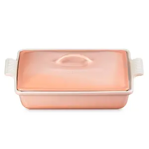 Le Creuset 4 Qt. Heritage Covered Rectangular Casserole | Pêche
