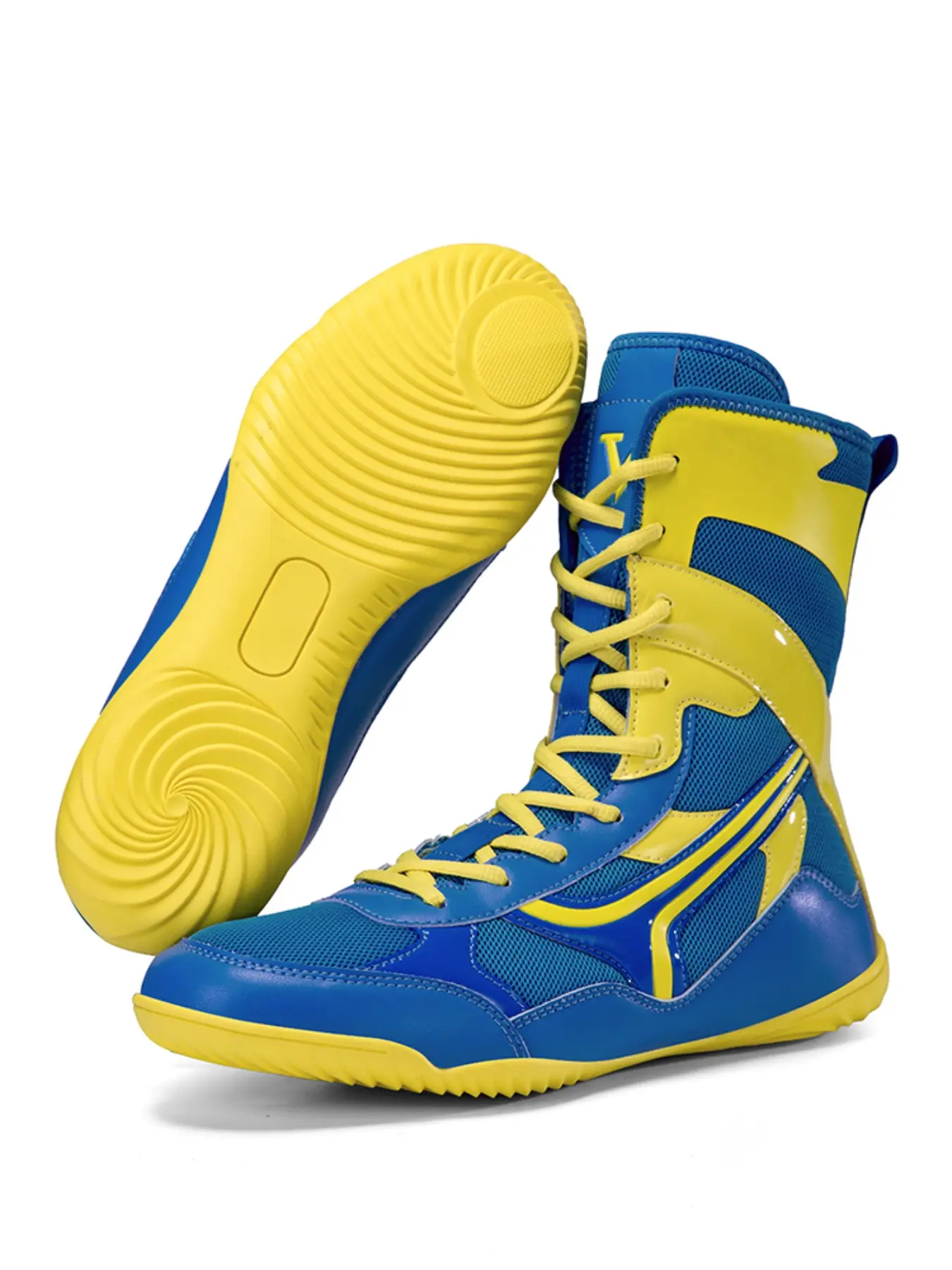 Men's Athletic Training Shoes and Sports Shoes, Trendy Fashion Anti-Slip Durable Boxing Wrestling Shoes, Ideal for Various Sports Training Scenarios, Durable Athletic Footwear