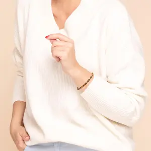 【Mother's Day Gifts】Inspirational Natural Stone Bracelet for Women - New Year, Mother‘s Day & Valentine‘s Gift for Girlfriend, Wife or Mom