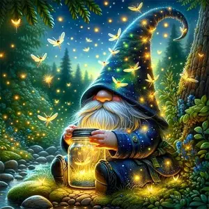 Dwarf Character Diamond Drawing Kit Square Round Diamond 5D DIY Bedazzling Cartoon Mosaic Handmade Art Adult Exquisite Gift Home Decor