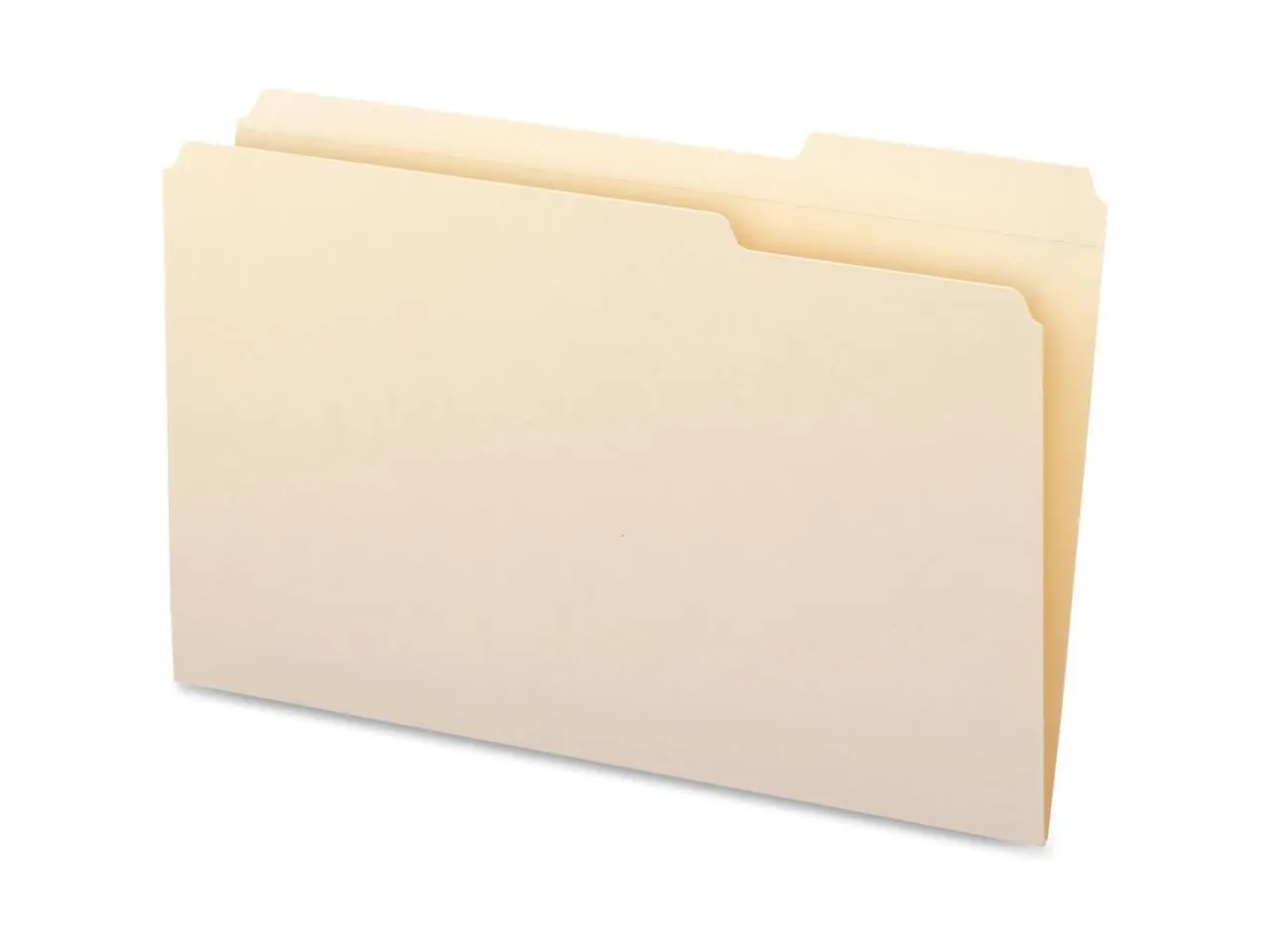 Business Source Legal-size 1/3-cut Manila File Folders