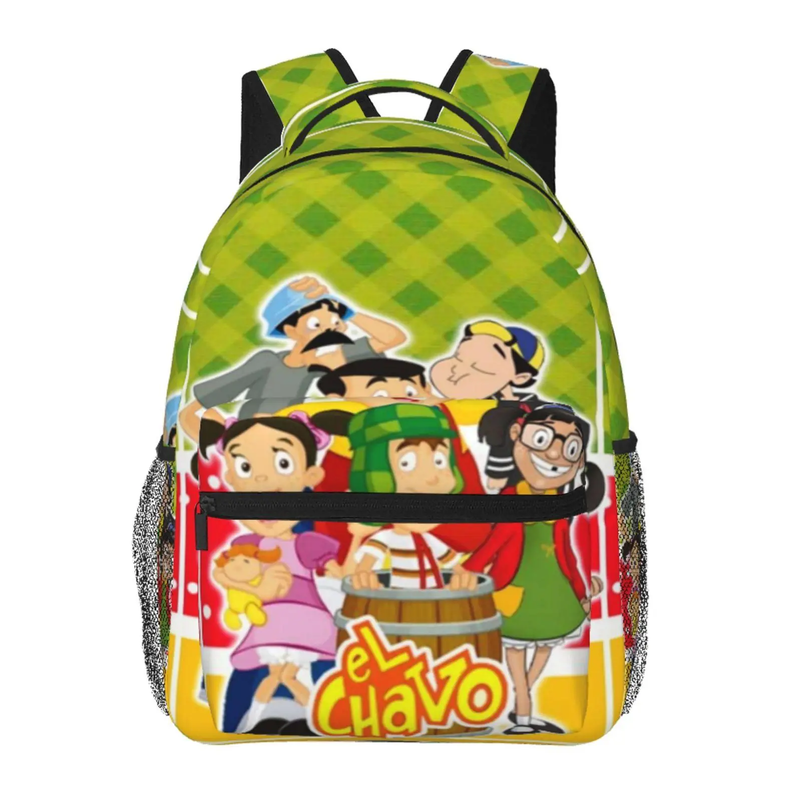Cool El Chavo backpacks for school—large-capacity laptop daypacks with exquisite prints; durable casual El Chavo bookbags for campus daily commutes; a great gift for teen students.