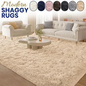 【 Weekly Picks 】Imperial Homeware Modern Shaggy Rug for Living Room - Soft Fluffy Bedside Rug Floor Carpet Soft Aesthetic Nursery Home Decor Bedroom Rug