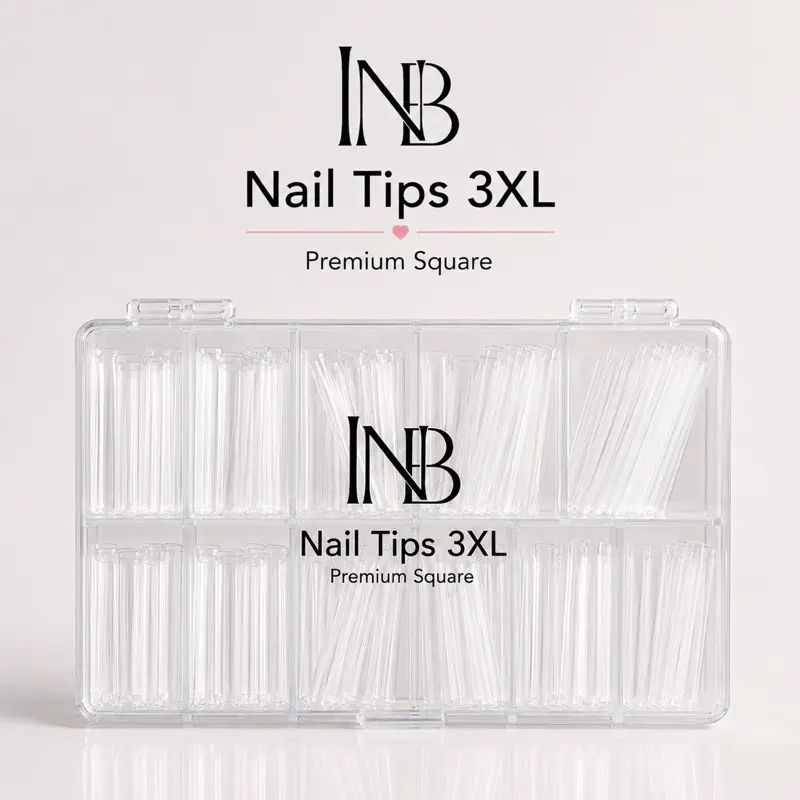 INB Premium 3XL Square Tips 360 pcs