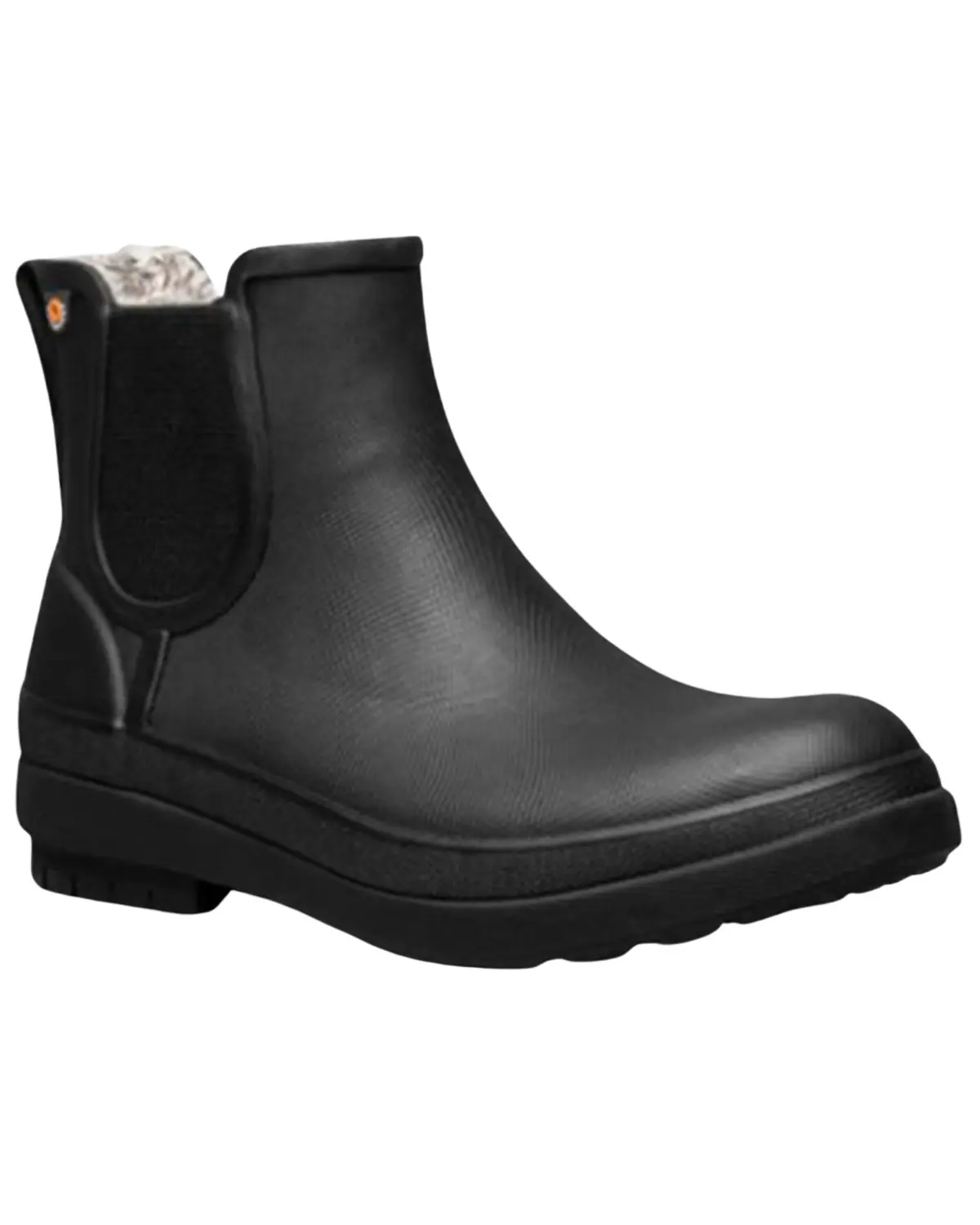 Bogs Women's Women'S Amanda Plush Ii Chelsea Rain Boot Soft Toe - 72703-001