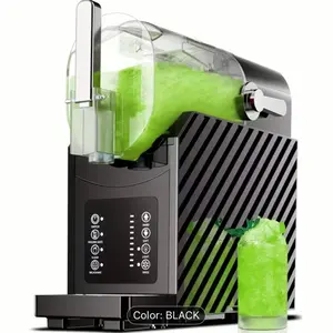 Black Commercial Slushy Machine with 88 oz Capacity for Bulk Production Perfect for Events and Businesses