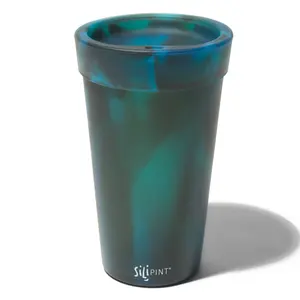 Silipint 20oz Silicone Tumbler – Premium LFGB-Certified, 100% Food-Grade Drinkware – Unbreakable, BPA-Free, Dishwasher & Microwave Safe, Reusable Non-Toxic Cup – Durable, Flexible & Portable Mug for Everyday Drinks at Home, Office & Travel On-the-Go