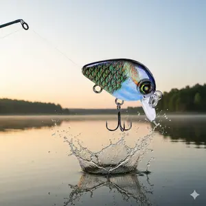 Hard Swimbait Lure | 1.12 Inch Miniature Fishing Lure | Realistic Action & Long Cast | Saltwater & Freshwater | Bass, Trout, Sea Bream | 0.068 oz Ultra Light Tackle