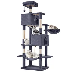 【New Size】 Cat Climbing Shelf, Post Cascading Cat Climbing Shelf, Indoor Playhouse, Cozy Nest, Durable, Space-Saving Design, Gift for Pet Owners 【New Size】 Cat Climbing Shelf, Post Cascading Cat Climbing Shelf, Indoor Playhouse, Cozy Nest, Durable, Space-Saving Design, Gift for Pet Owners