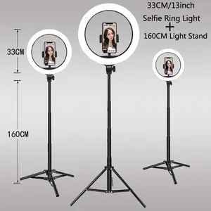 26 33CM Video Lights Dimmable Light Selfie LED Ring Light USB Ring Lighting Lamp With Tripod Stand To Make Ringlight