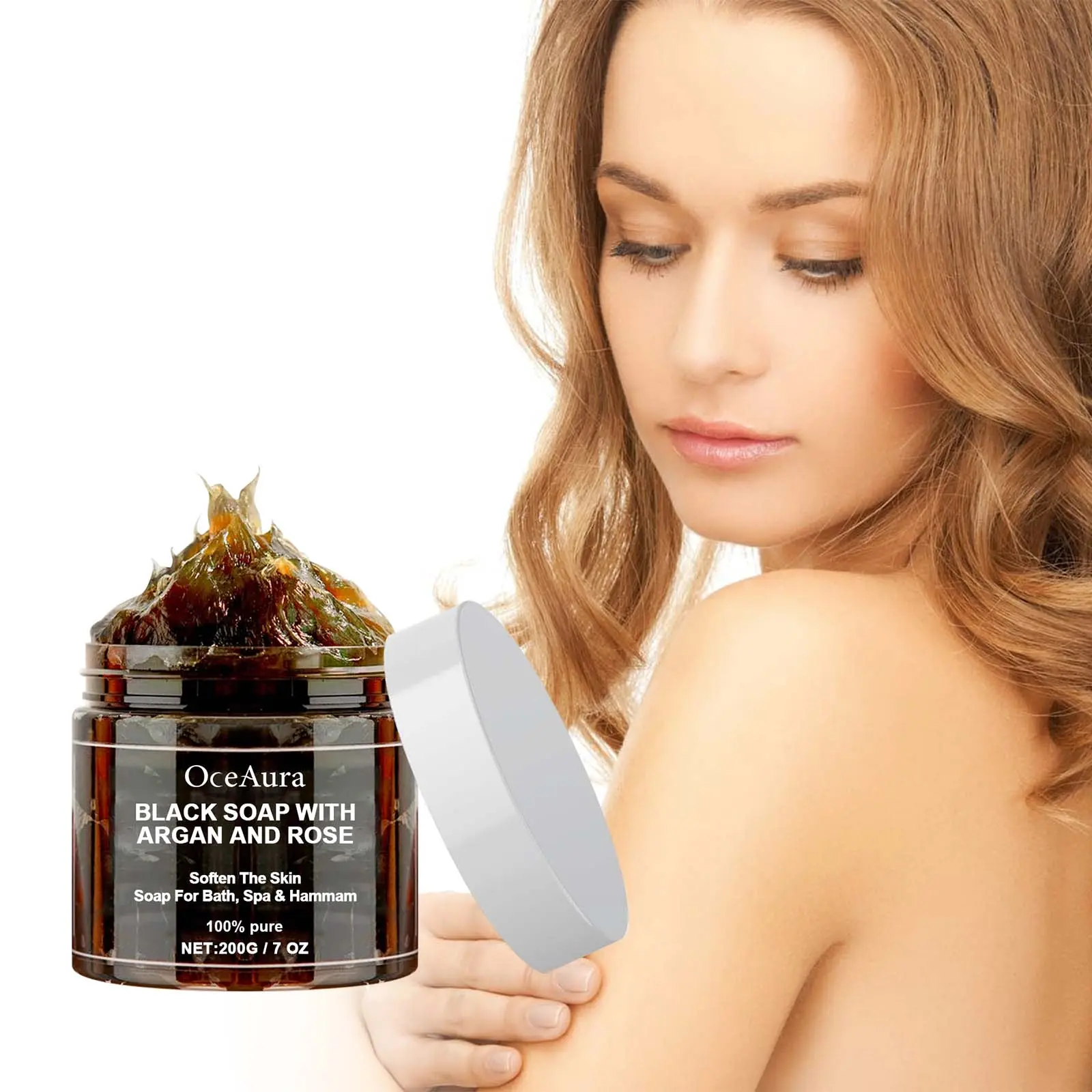 OceAura bath cleansing soap deeply cleanses and moisturizes the body, eliminates odors, and leaves a long-lasting fragrance
