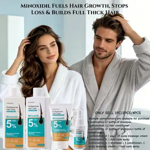 Professional Anti Hair Loss & Hair Growth Shampoo, Thick Fix Shampoo & Conditioner Set, Nourishing Repair, Oil Control & Dandruff Removal, Infused with Ginseng & Ginger, Creates Thick Strong Hair, for Men & Women with Herbal Ingredients