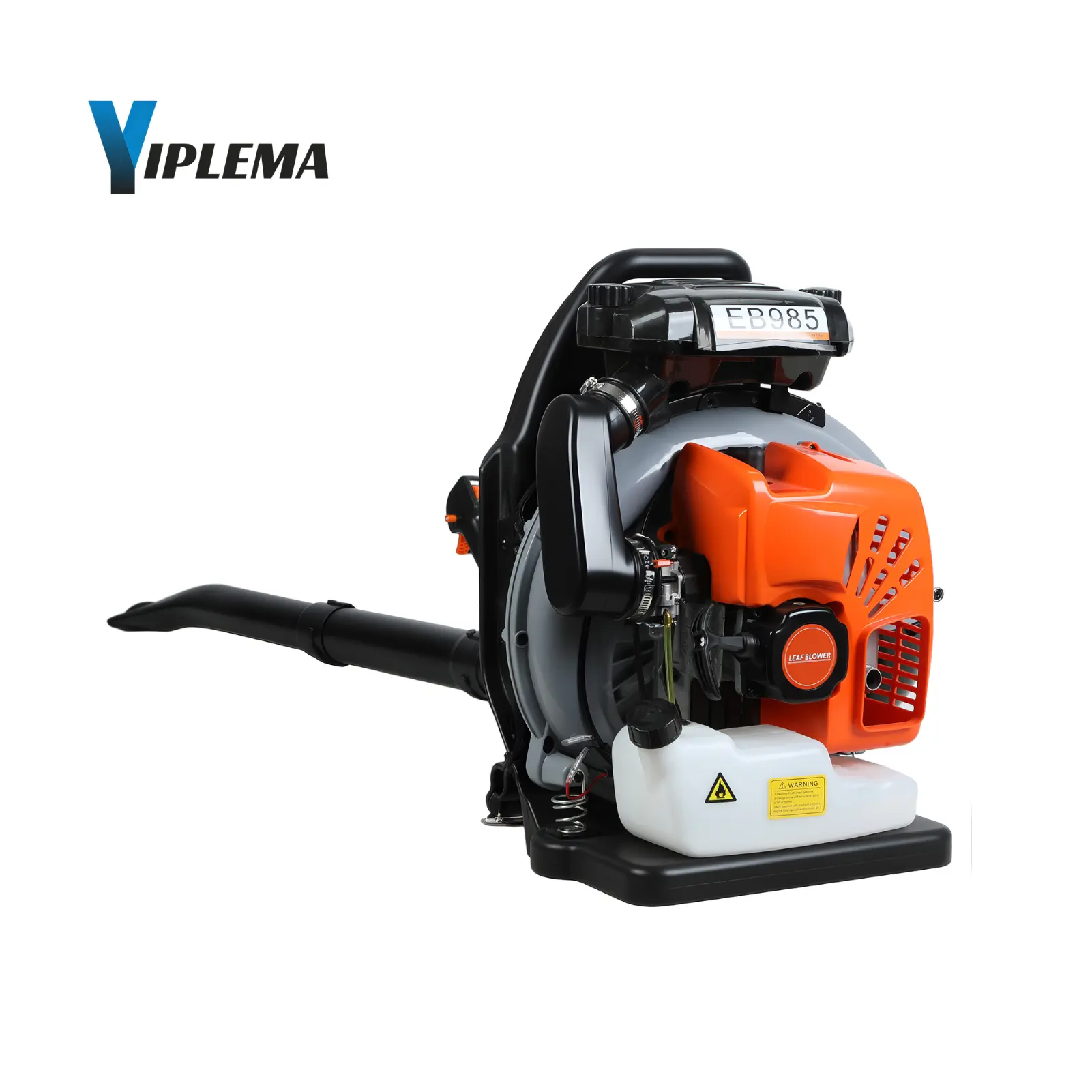 【Summerfinds】YIPLEMA Gas Backpack Leaf Blower with Shoulder Straps & Backpack Frame, 65cc Engine 2-Stroke, 200MPH High Speed, 1.7L Large Fuel Tank, Plastic Body Garden Tool for Grass Surfaces Debris Cleaning