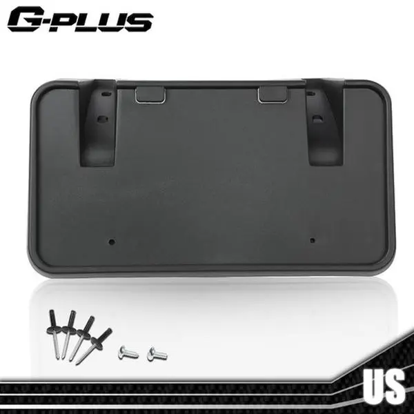 G-PLUS Upgraded Front License Plate Tag Bracket Holder - Automotive Car Accessories, Lightweight, Best Quality Guaranteed, No Drilling or Cutting Required, Fit for 99-04 Ford F250 Super Duty Vehicles