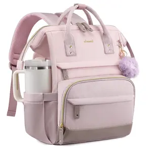 LOVEVOOK Laptop Backpack for Women, 15.6-17.3 Inch Work Business Backpacks Purse With Large Capacity, Waterproof Nurse Bag College Bookbag for School, Waterproof Casual Daypack for Travel DealsForYouDays