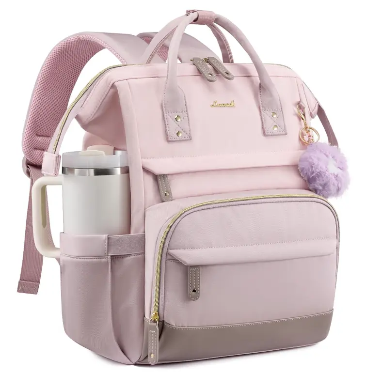 LOVEVOOK Laptop Backpack for Women, 15.6-17.3 Inch Work Business Backpacks Purse With Large Capacity, Waterproof Nurse Bag College Bookbag for School, Waterproof Casual Daypack for Travel DealsForYouDays