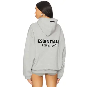 Fear of God ESSENTIALS Fleece Hoodie in Homestead Heather Unisex