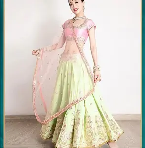 Original Embroidered Indian Women's Lehenga Set