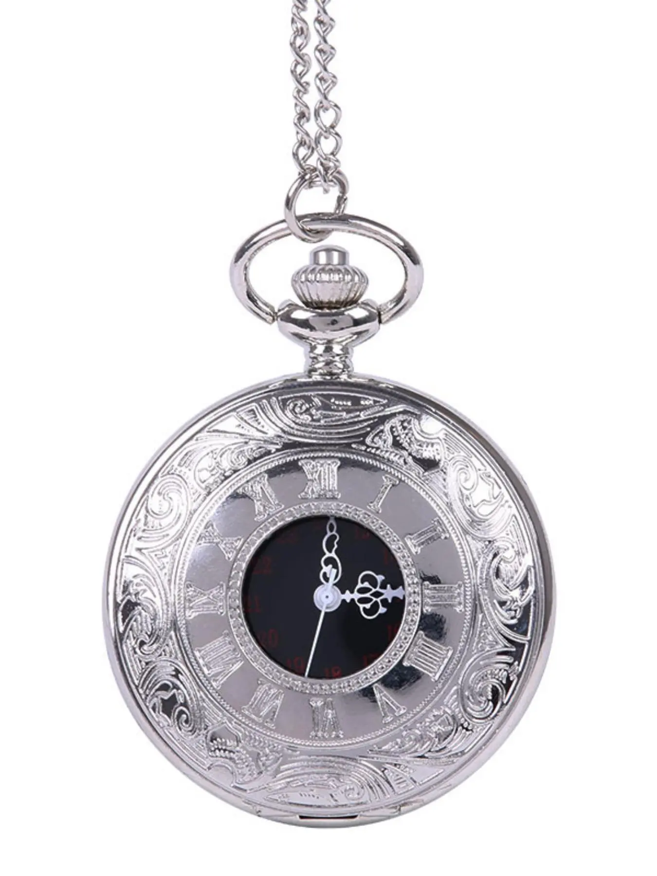 Men's Vintage Round Dial Quartz Watch, Analogue Quartz Watch, Classic Analog Watch, Fashionable Vintage Engraving Pocket Watch for Party, Daily Decor, Trendy All-match & Exquisite Watch for Birthday Gift without Box, Analog Quartz Watches