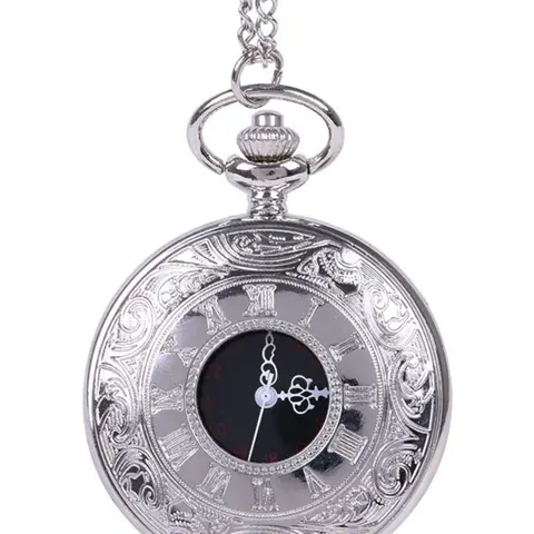 Men's Vintage Round Dial Quartz Watch, Analogue Quartz Watch, Classic Analog Watch, Fashionable Vintage Engraving Pocket Watch for Party, Daily Decor, Trendy All-match & Exquisite Watch for Birthday Gift without Box, Analog Quartz Watches