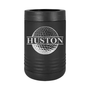 Personalized GOLF, Golfer, Golf Coach Team Appreciation Gift Laser Engraved 12 oz Stainless Steel Can Colster 13 Colors Available