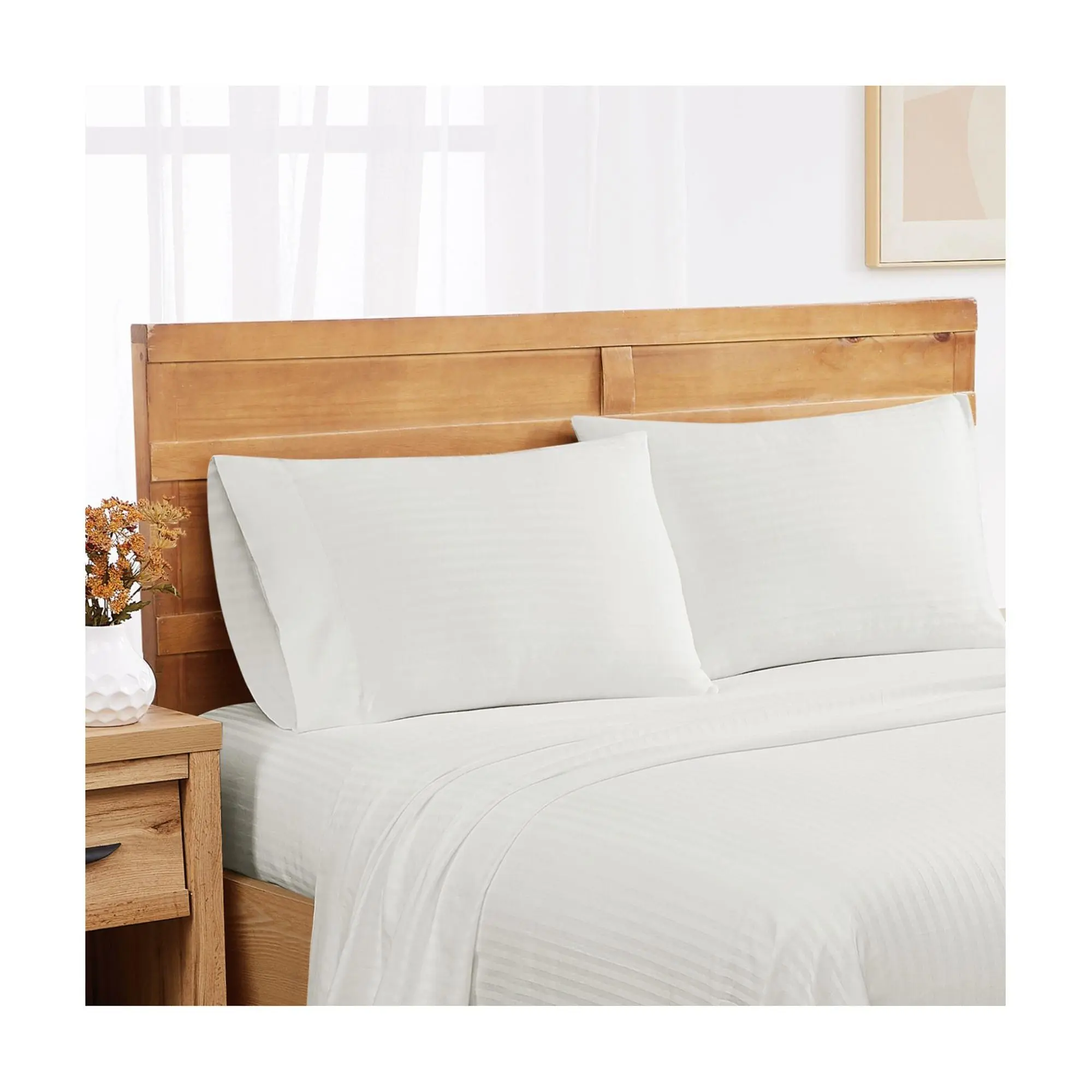 Royal Velvet Signature Dobby Stripe Standard Pillowcase Pair