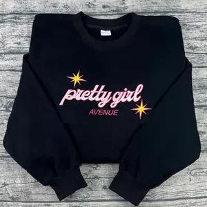 Pretty Girl Avenue House Tour Man's Best Friend SC Inspired Unisex Embroidered Sweatshirt Gift for Fan Sabrina Theme Casual Fit
