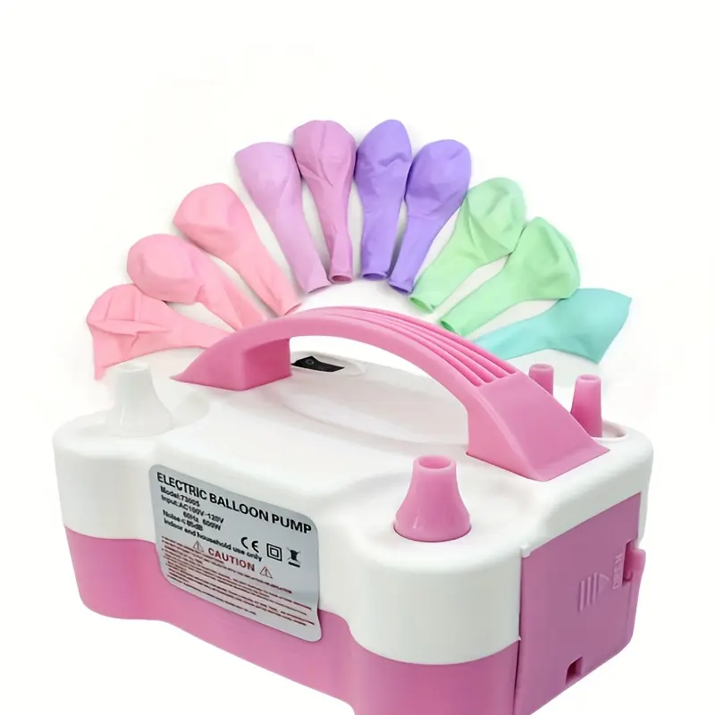 Christmas Party Party Balloon Double Hole Electric Inflation Pump Portable Gas Rose Red Pink White Balloon Machine Party Party