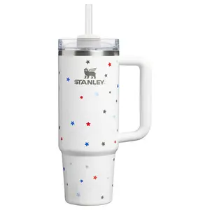 Stanley 30 oz Stainless Steel H2.0 FlowState Quencher Tumbler Starry Sparkle
