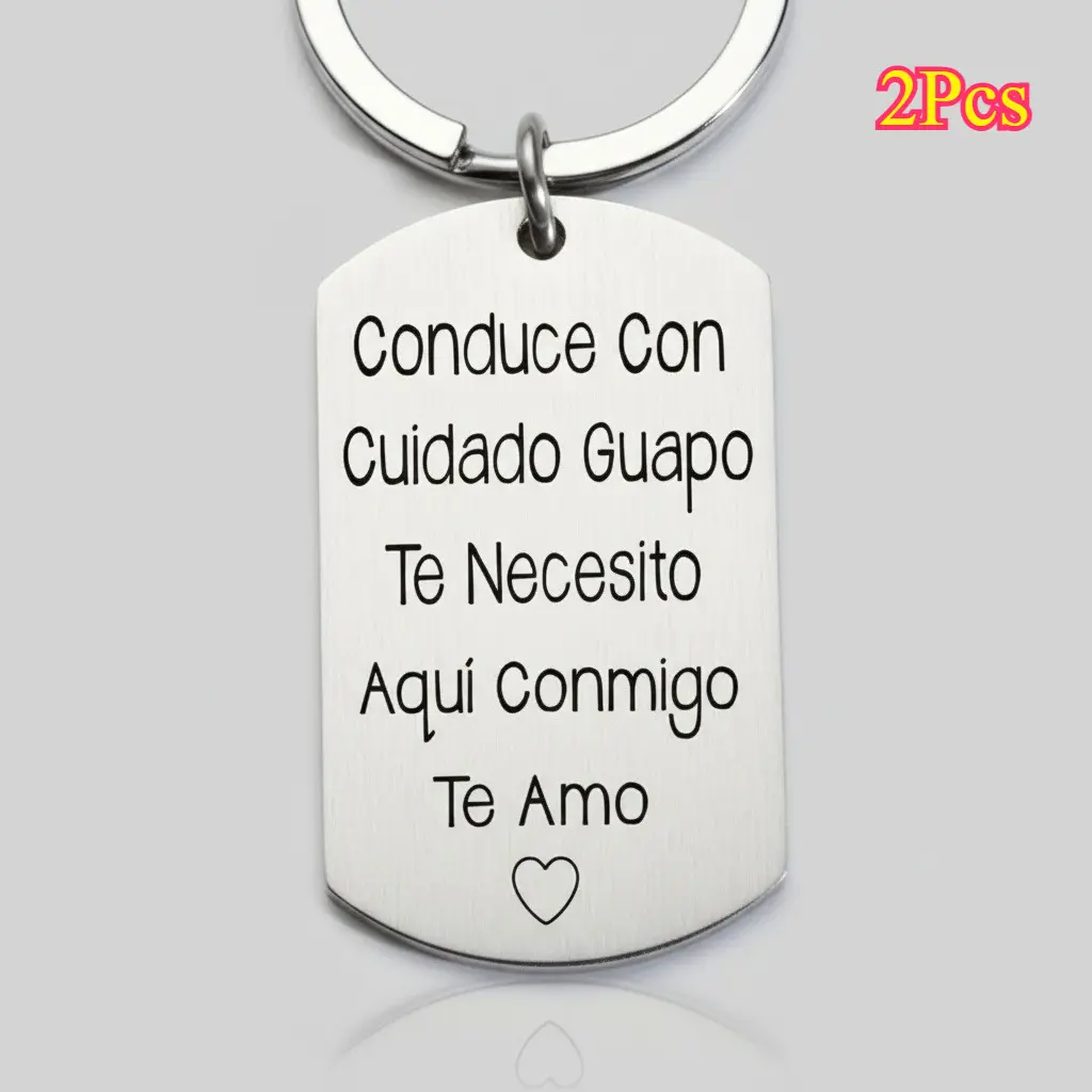 Men's 2Pcs Stainless Steel Drive Safe Tag Carabiner Clip Keychains - Corrosion-Resistant, Engraved Slot, No Pull Harness, EDC Everyday Carry Personalized Gifts for Husband (Valentine's Day Fashion Accessory), Edc Gear, Corrosion Res., Stainless Steel Resi