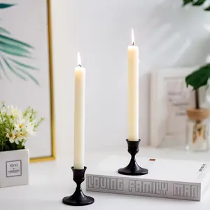 Sziqiqi Candlesticks Holder for Wedding Table Centerpiece - Black Taper Candle Holders Candle Stick Holder Bulk for Christmas Candlelight Dinner Wedding Party Festival Decor Pack of 6 Sziqiqi