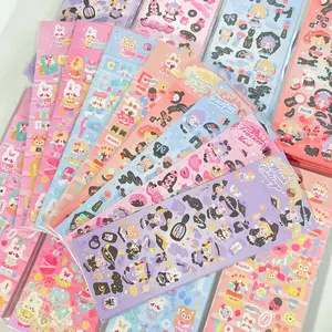 New BOBO FULL SET Series Decorative Stickers Kawaii Bullet Idol Album Scrapbook Kpop Sticker Korean Stationery