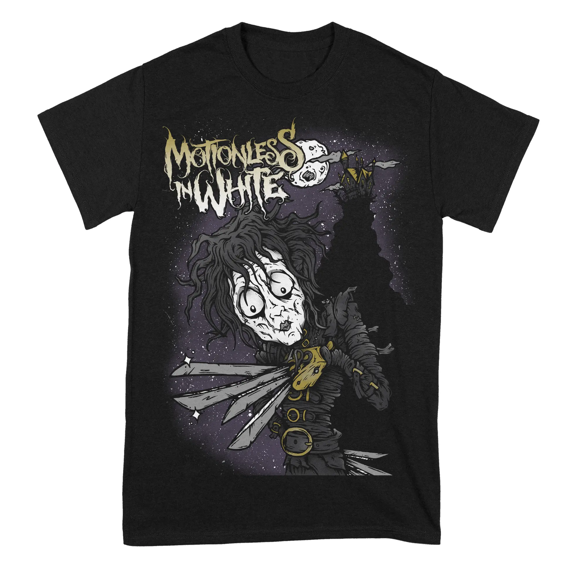 Motionless In White Edward Scissorhands Black T-Shirt – Gothic Rock Vintage Tee