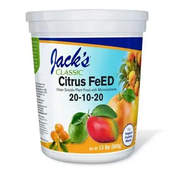 Jack's Classic Citrus FeED 20-10-20 Water Soluble Fertilizer