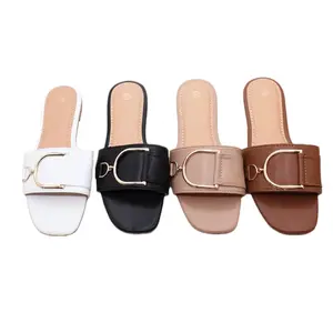 Available in a variety of versatile colors womens fashionable slides