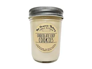 Chocolate Chip Cookies | Scented Soy Wax Candle | Dessert Sweet Vanilla Cookie Kitchen Scent | Housewarming Birthday Wedding Gift