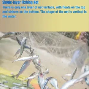 High Toughness Floating Cast Net with Surround Weighted Sinkers, Smooth Wide Throw for Lake River Pond Shore and Boat Fishing, Stable Easy Catch for Weekend Anglers and Camping Travelers, Fishing Gear