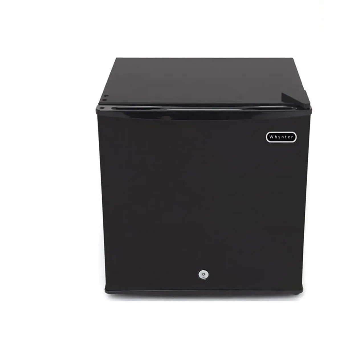 Whynter Energy Star Rated Stainless Steel Upright Freezer with Lock - 1.1 cu. ft., Adjustable Thermostat (-10°F to 2°F), 115V, 14W x 13D x 13.75H in, 251kWh, 42 lbs, Black Reversible-Swing Door, Compact Yet Powerful, Small Space Friendly for Basements