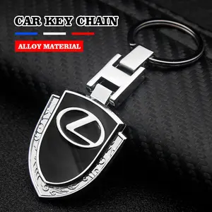 Lexus Car Keychain, Key Ring Holder, Vehicle Emblem Decoration, Lexus Interior Accessories, Personalized Custom Decorations, Car Key Accessory