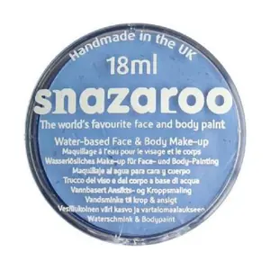 Snazaroo Face Paint - 18ml Blue - Pale Costume Accessory