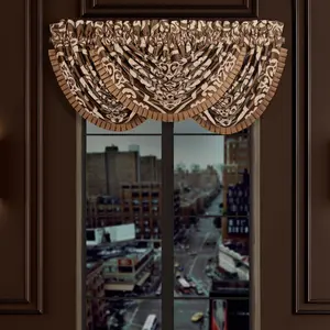Surano Copper Waterfall Window Valance By J Queen