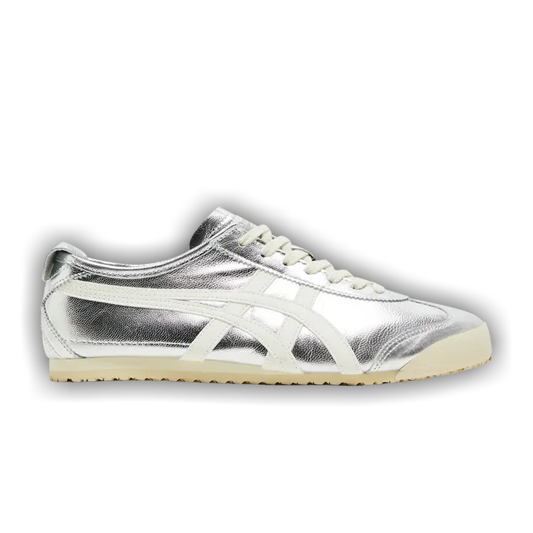 Men's Onitsuka Tiger Mexico 66 Closed Casual Sneaker - Chrome Silver, 1183b566-021, Footwear, Trainer, Walking Shoes