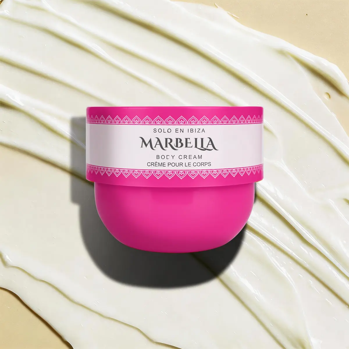 SOLO EN IBIZA Marbella Scented Body Lotion, Lightweight & Hydrating Body Care with Tropical Notes of Pitaya, Lychee & Vanilla, Cruelty-Free, 8oz, Cosmetic