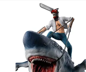 Cha1nsaw Man and Beam Mega Impact Ichibansho Statue